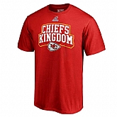Men's Chiefs Red 2018 NFL Playoffs Chiefs Kingdom T-Shirt,baseball caps,new era cap wholesale,wholesale hats